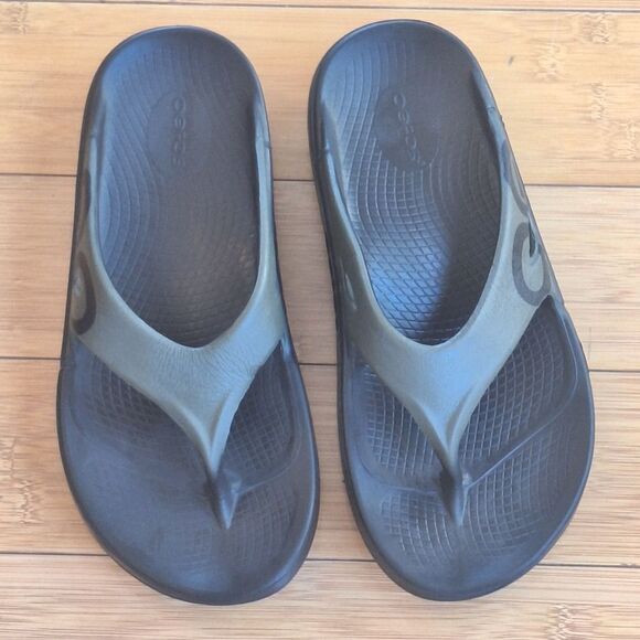 OOFOS OOriginal Sport Recovery Sandals Unisex Tactical Green Men's 9 Women's 11 - Picture 4 of 12